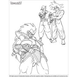 Dessin à colorier: Dragon Ball Z (Dessins Animés) #38656 - Coloriages à Imprimer Gratuits