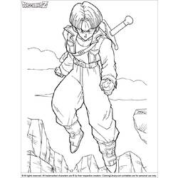 Dessin à colorier: Dragon Ball Z (Dessins Animés) #38659 - Coloriages à Imprimer Gratuits