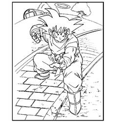 Dessin à colorier: Dragon Ball Z (Dessins Animés) #38669 - Coloriages à Imprimer Gratuits