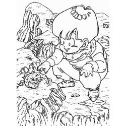 Dessin à colorier: Dragon Ball Z (Dessins Animés) #38671 - Coloriages à Imprimer Gratuits