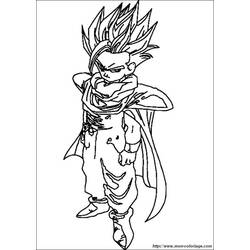 Dessin à colorier: Dragon Ball Z (Dessins Animés) #38710 - Coloriages à Imprimer Gratuits