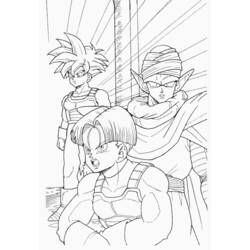 Dessin à colorier: Dragon Ball Z (Dessins Animés) #38740 - Coloriages à Imprimer Gratuits