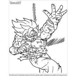Dessin à colorier: Dragon Ball Z (Dessins Animés) #38749 - Coloriages à Imprimer Gratuits