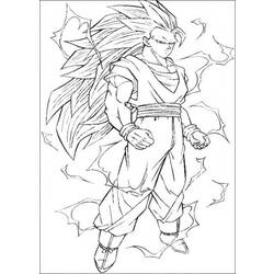 Dessin à colorier: Dragon Ball Z (Dessins Animés) #38790 - Coloriages à Imprimer Gratuits