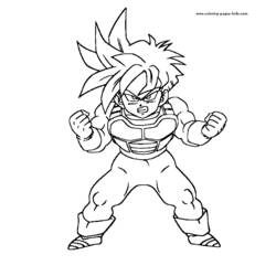 Dessin à colorier: Dragon Ball Z (Dessins Animés) #38815 - Coloriages à Imprimer Gratuits