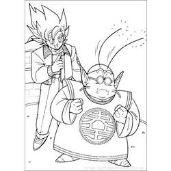 Dessin à colorier: Dragon Ball Z (Dessins Animés) #38830 - Coloriages à Imprimer Gratuits