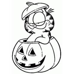 Dessin à colorier: Garfield (Dessins Animés) #26125 - Coloriages à imprimer