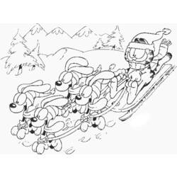 Dessin à colorier: Garfield (Dessins Animés) #26135 - Coloriages à Imprimer Gratuits