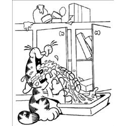 Dessin à colorier: Garfield (Dessins Animés) #26183 - Coloriages à Imprimer Gratuits