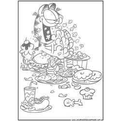 Dessin à colorier: Garfield (Dessins Animés) #26269 - Coloriages à Imprimer Gratuits