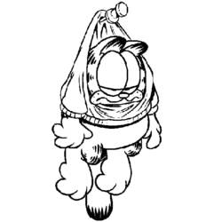 Dessin à colorier: Garfield (Dessins Animés) #26274 - Coloriages à Imprimer Gratuits