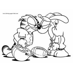 Dessin à colorier: Garfield (Dessins Animés) #26290 - Coloriages à Imprimer Gratuits