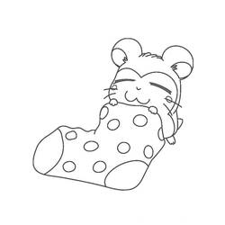 Dessin à colorier: Hamtaro (Dessins Animés) #39923 - Coloriages à Imprimer Gratuits