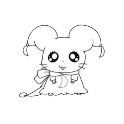 Dessin à colorier: Hamtaro (Dessins Animés) #39944 - Coloriages à Imprimer Gratuits