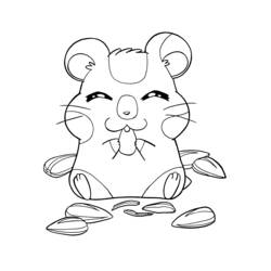 Dessin à colorier: Hamtaro (Dessins Animés) #39955 - Coloriages à Imprimer Gratuits