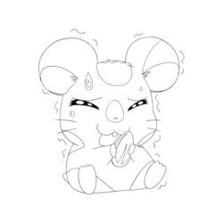 Dessin à colorier: Hamtaro (Dessins Animés) #39957 - Coloriages à Imprimer Gratuits