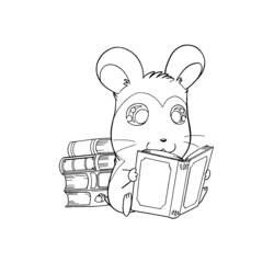 Dessin à colorier: Hamtaro (Dessins Animés) #39961 - Coloriages à Imprimer Gratuits