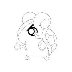 Dessin à colorier: Hamtaro (Dessins Animés) #39963 - Coloriages à Imprimer Gratuits