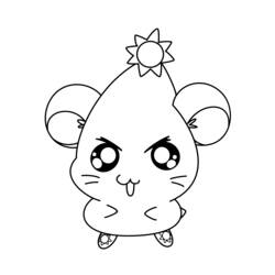 Dessin à colorier: Hamtaro (Dessins Animés) #39965 - Coloriages à Imprimer Gratuits