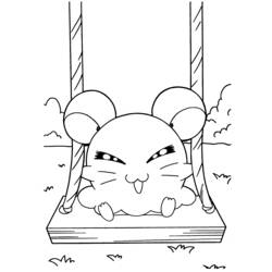 Dessin à colorier: Hamtaro (Dessins Animés) #39984 - Coloriages à Imprimer Gratuits