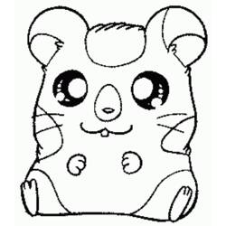 Dessin à colorier: Hamtaro (Dessins Animés) #40109 - Coloriages à Imprimer Gratuits