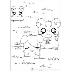 Dessin à colorier: Hamtaro (Dessins Animés) #40188 - Coloriages à Imprimer Gratuits