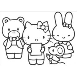 Dessin à colorier: Hello Kitty (Dessins Animés) #36761 - Coloriages à Imprimer Gratuits