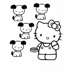 Dessin à colorier: Hello Kitty (Dessins Animés) #36765 - Coloriages à Imprimer Gratuits