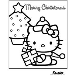 Dessin à colorier: Hello Kitty (Dessins Animés) #36776 - Coloriages à Imprimer Gratuits