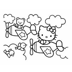 Dessin à colorier: Hello Kitty (Dessins Animés) #36784 - Coloriages à Imprimer Gratuits