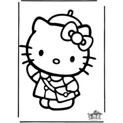 Dessin à colorier: Hello Kitty (Dessins Animés) #36793 - Coloriages à Imprimer Gratuits
