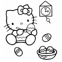 Dessin à colorier: Hello Kitty (Dessins Animés) #36803 - Coloriages à Imprimer Gratuits