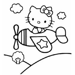 Dessin à colorier: Hello Kitty (Dessins Animés) #36806 - Coloriages à Imprimer Gratuits