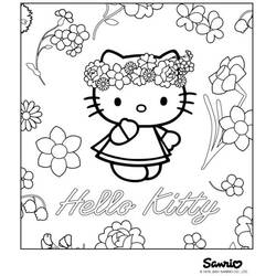 Dessin à colorier: Hello Kitty (Dessins Animés) #36839 - Coloriages à Imprimer Gratuits