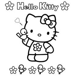 Dessin à colorier: Hello Kitty (Dessins Animés) #36852 - Coloriages à Imprimer Gratuits