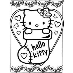 Dessin à colorier: Hello Kitty (Dessins Animés) #36854 - Coloriages à Imprimer Gratuits