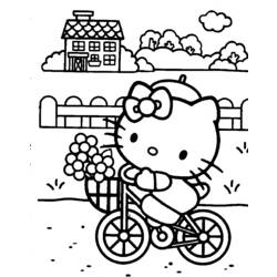 Dessin à colorier: Hello Kitty (Dessins Animés) #36875 - Coloriages à Imprimer Gratuits