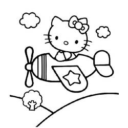 Dessin à colorier: Hello Kitty (Dessins Animés) #36913 - Coloriages à Imprimer Gratuits