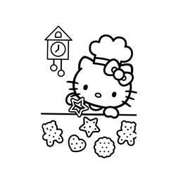 Dessin à colorier: Hello Kitty (Dessins Animés) #36918 - Coloriages à Imprimer Gratuits