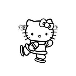 Dessin à colorier: Hello Kitty (Dessins Animés) #36920 - Coloriages à Imprimer Gratuits