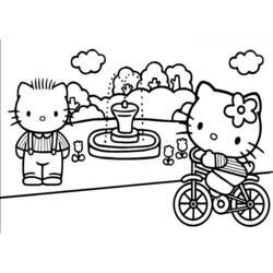 Dessin à colorier: Hello Kitty (Dessins Animés) #36951 - Coloriages à Imprimer Gratuits