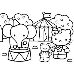 Dessin à colorier: Hello Kitty (Dessins Animés) #36968 - Coloriages à Imprimer Gratuits