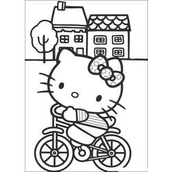 Dessin à colorier: Hello Kitty (Dessins Animés) #36969 - Coloriages à Imprimer Gratuits