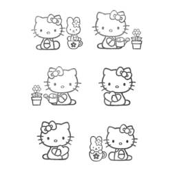 Dessin à colorier: Hello Kitty (Dessins Animés) #37011 - Coloriages à Imprimer Gratuits