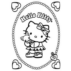 Dessin à colorier: Hello Kitty (Dessins Animés) #37014 - Coloriages à Imprimer Gratuits