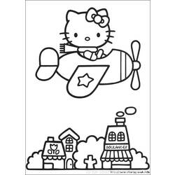 Dessin à colorier: Hello Kitty (Dessins Animés) #37078 - Coloriages à Imprimer Gratuits