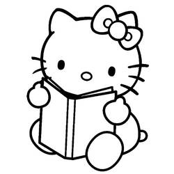 Dessin à colorier: Hello Kitty (Dessins Animés) #37084 - Coloriages à Imprimer Gratuits