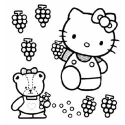 Dessin à colorier: Hello Kitty (Dessins Animés) #37120 - Coloriages à Imprimer Gratuits