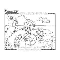 Dessin à colorier: Jake et les Pirates du Pays imaginaire (Dessins Animés) #42513 - Coloriages à Imprimer Gratuits