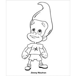 Dessin à colorier: Jimmy Neutron (Dessins Animés) #48888 - Coloriages à imprimer